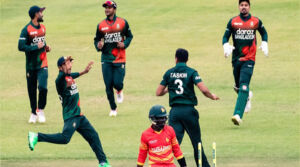 জিম্বাবুয়ের বিপক্ষে ৩ উইকেটে জয় বাংলাদেশের