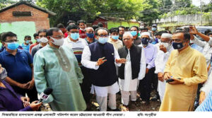সিআরবিতে হাসপাতাল প্রকল্প পরিদর্শন করেন আওয়ামী লীগ নেতারা