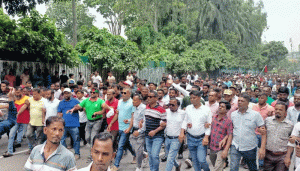 জনসমুদ্র সোহরাওয়ার্দী উদ্যান, মিছিল-স্লোগানে উত্তাল