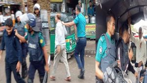 রাজধানীতে জামায়াতের মিছিলে পুলিশের বাধা, গুলি, আটক ৪০
