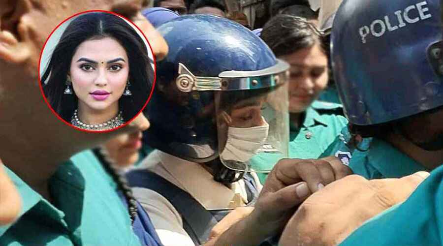 আদালতের কাঠগড়ায় কাঁদলেন নুসরাত ফারিয়া