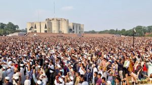 বিপ্লবী ওসমান হাদির বীরোচিত বিদায়, জানাজায় লাখো জনতা