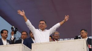 বীরোচিত স্বদেশ প্রত্যাবর্তন, জনসমুদ্রে সিক্ত তারেক রহমান