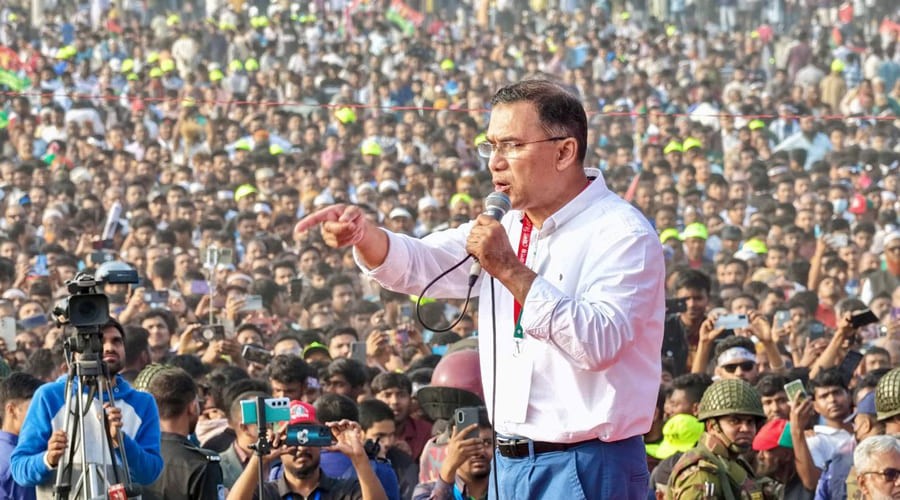 বিএনপি ছাড়া দেশ পরিচালনার অভিজ্ঞতা কোনো দলের নেই: তারেক রহমান